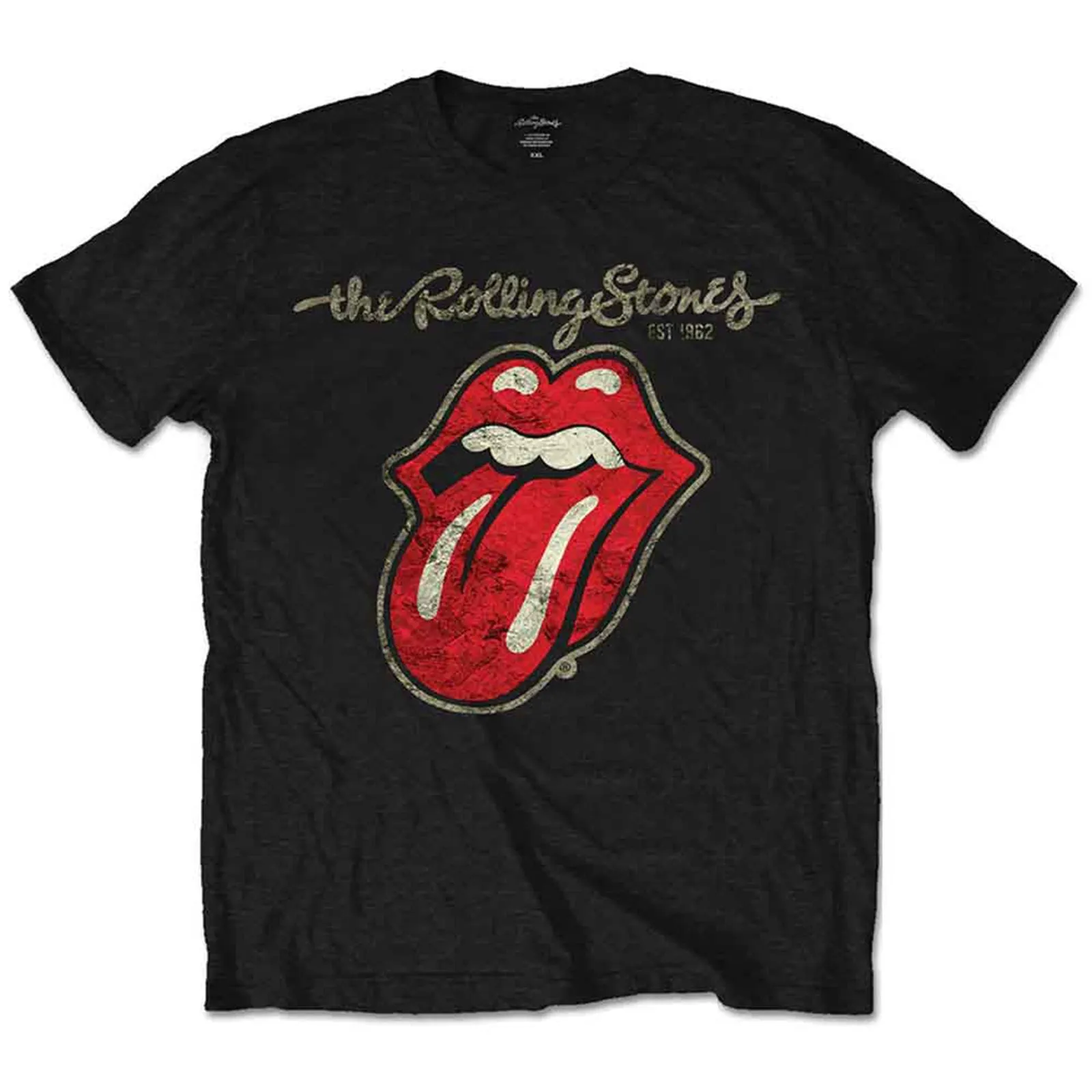 ROLLING STONES, THE - PLASTERED TONGUE - T-Shirt Black sold by Spiral Direct