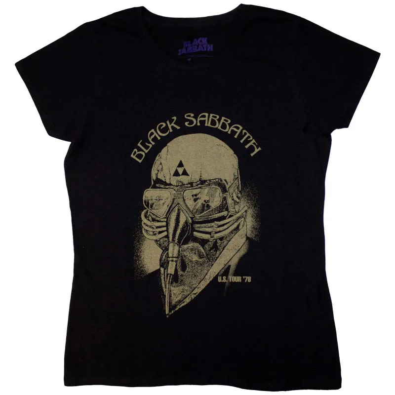 BLACK SABBATH - US TOUR 1978 AVENGERS - T-Shirt Black made by Spiral Direct