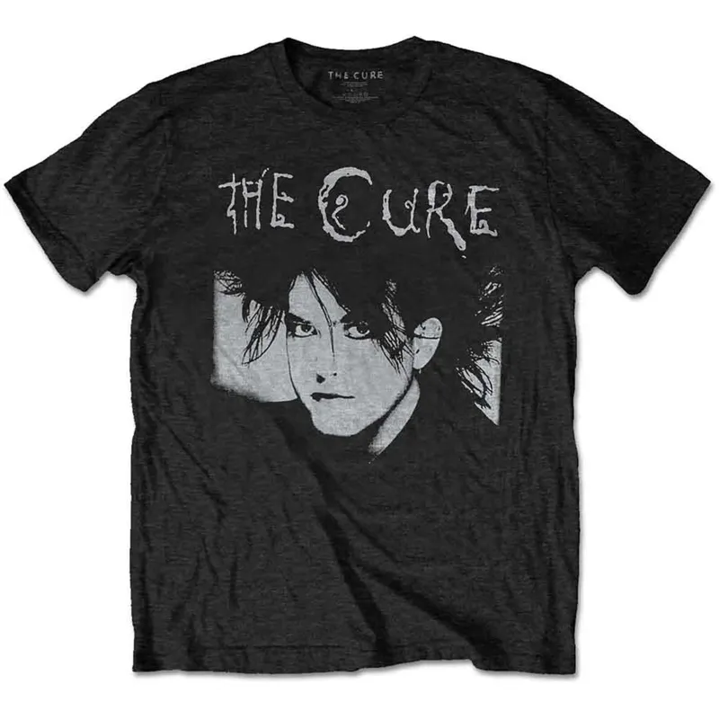 THE CURE - ROBERT ILLUSTRATION - T-Shirt Black made by Spiral Direct