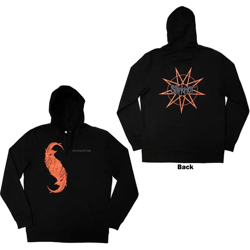 SLIPKNOT - GOAT-S - Pullover Hoodie Black (Back Print) made by Spiral Direct