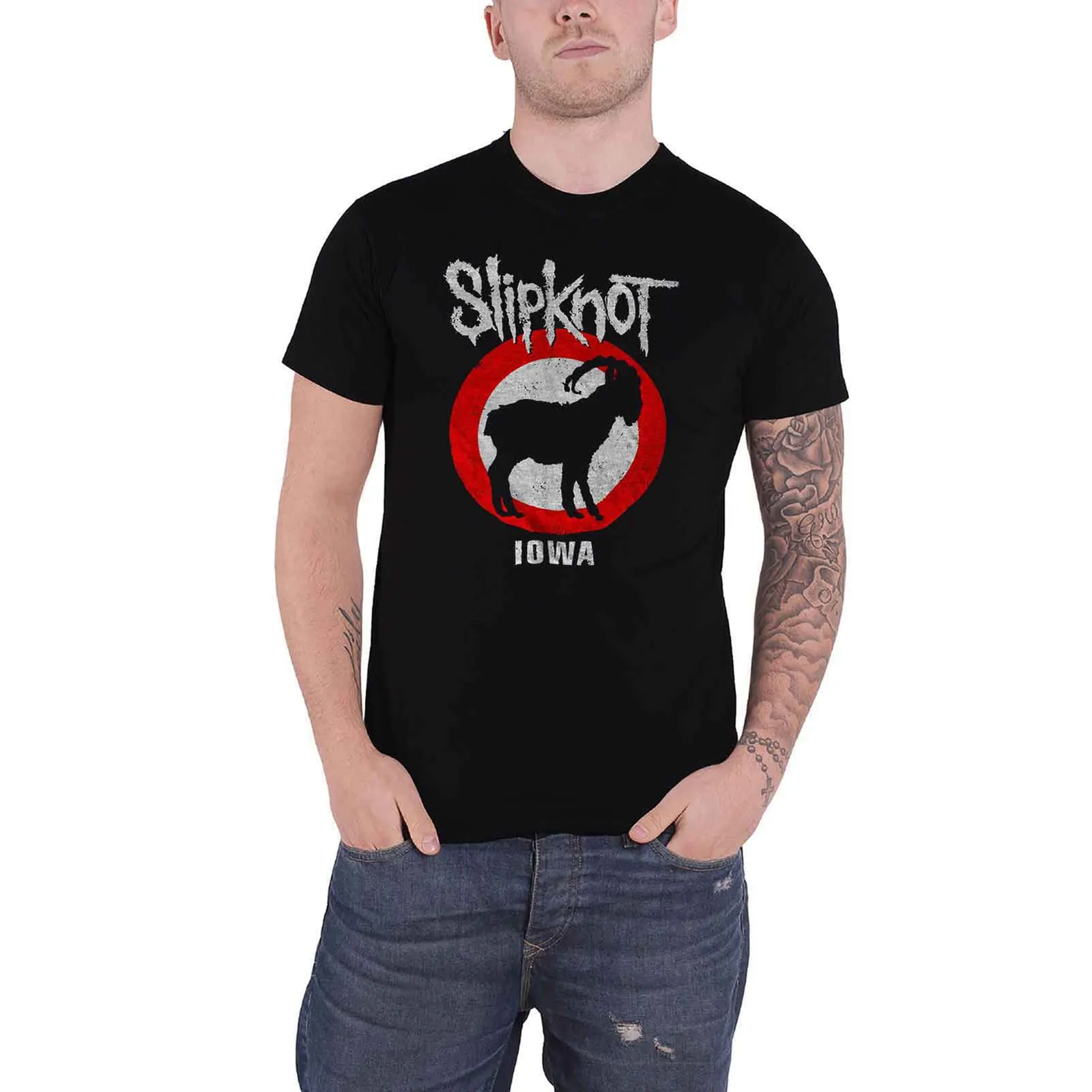 SLIPKNOT - IOWA GOAT - T-Shirt Black (Back Print) sold by Spiral Direct product image thumbnail 3