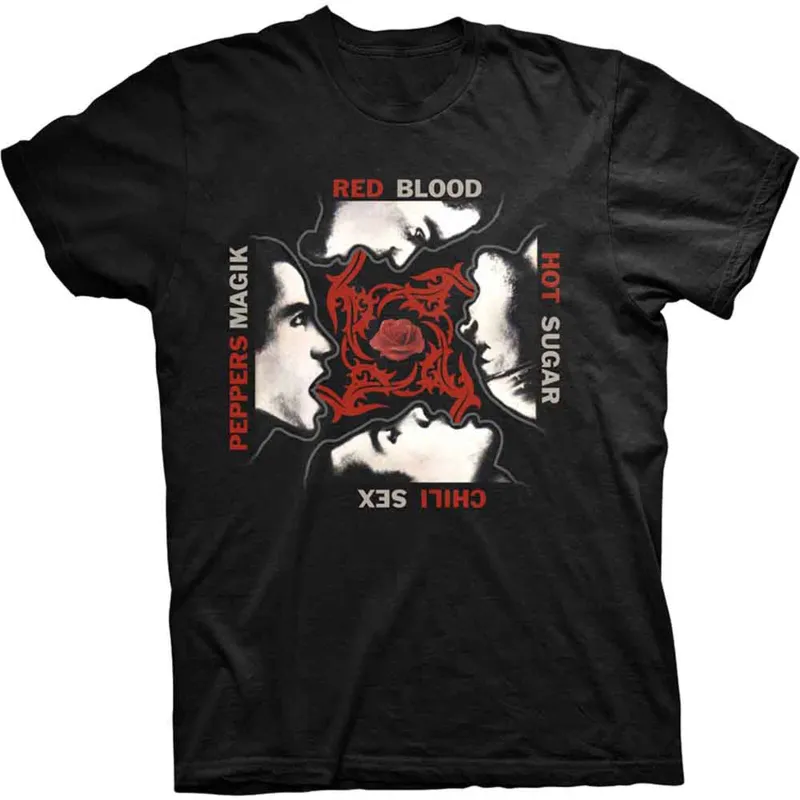 RED HOT CHILI PEPPERS - BLOOD/SUGAR/SEX/MAGIC - T-Shirt Black sold by Spiral Direct