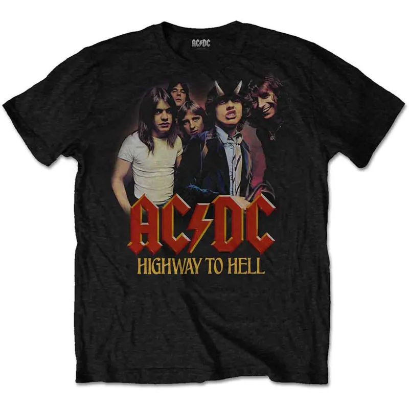 AC/DC - H2H BAND - T-Shirt Black made by Spiral Direct