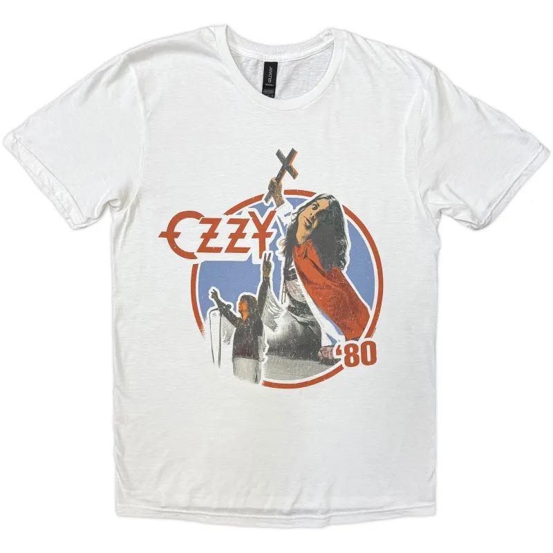 OZZY OSBOURNE - BLIZZARD OF OZZ '80 - T-Shirt White made by Spiral Direct