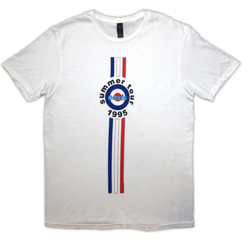 OASIS - STRIPES '95 - T-Shirt White made by Spiral Direct