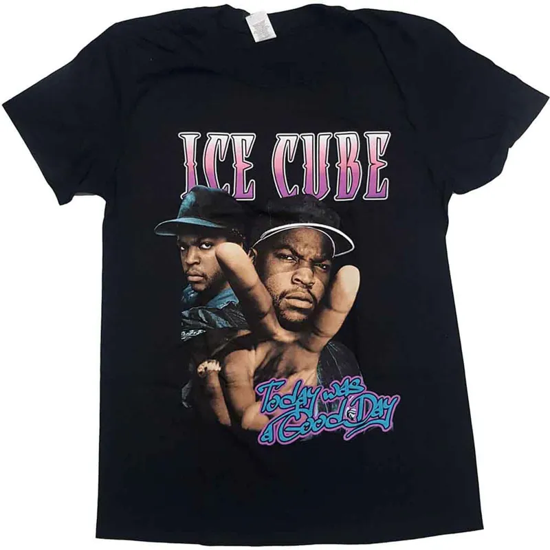 ICE CUBE - TODAY WAS A GOOD DAY - T-Shirt Black made by Spiral Direct