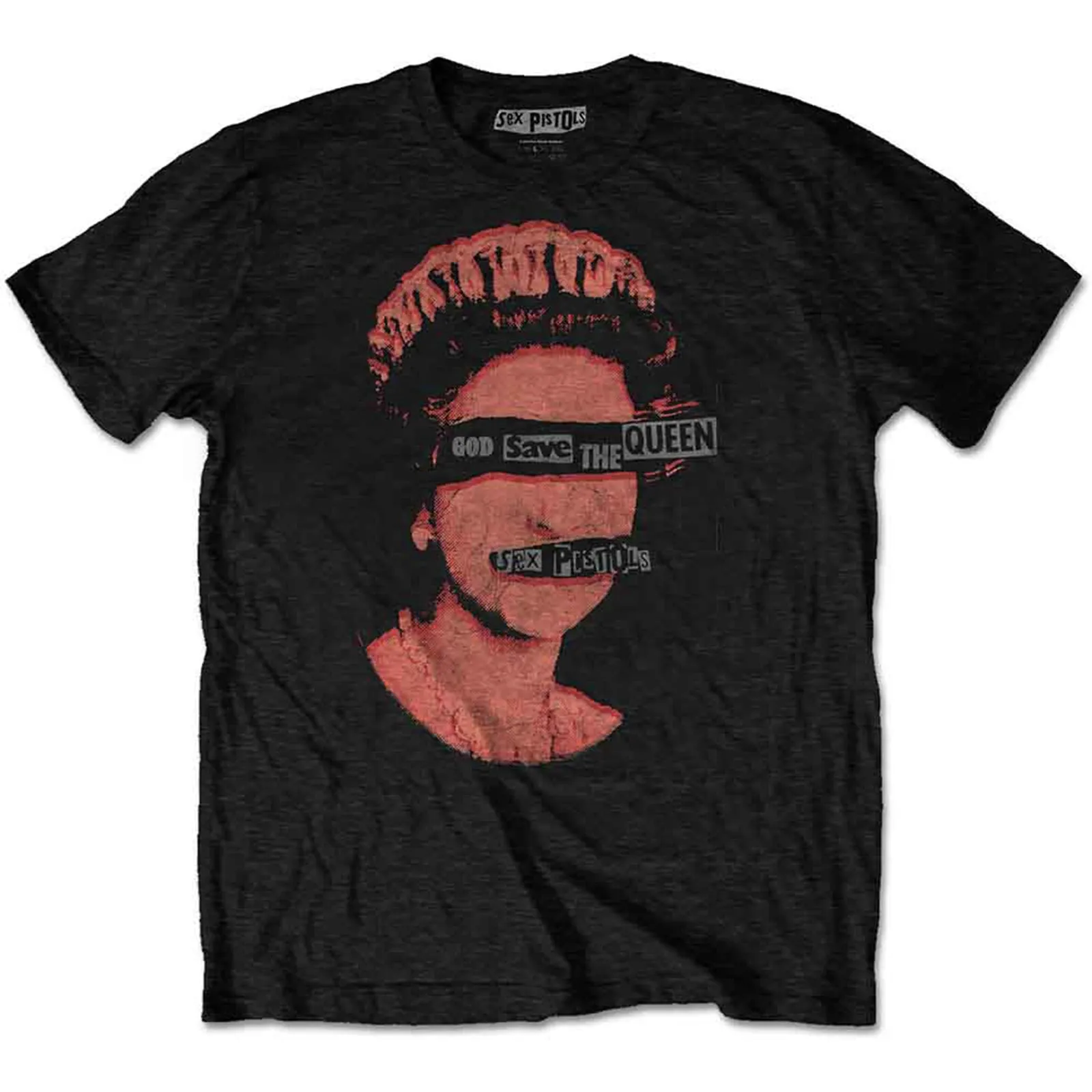 THE SEX PISTOLS - GOD SAVE THE QUEEN - T-Shirt Black sold by Spiral Direct