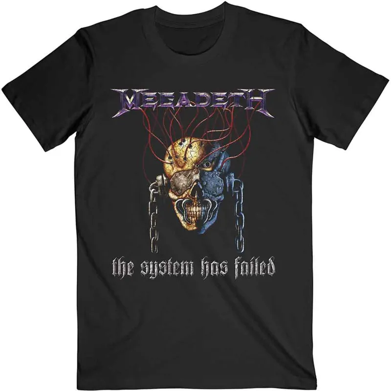 MEGADETH - SYSTEMS FAIL - T-Shirt Black sold by Spiral Direct