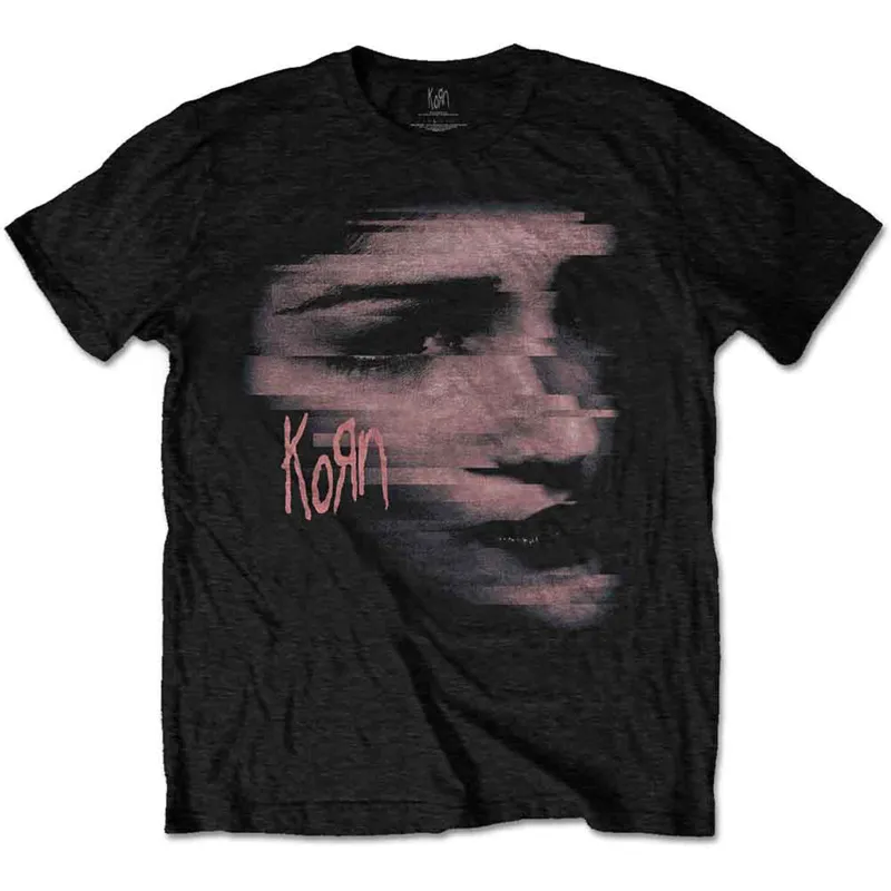 KORN - CHOPPED FACE - T-Shirt Black sold by Spiral Direct