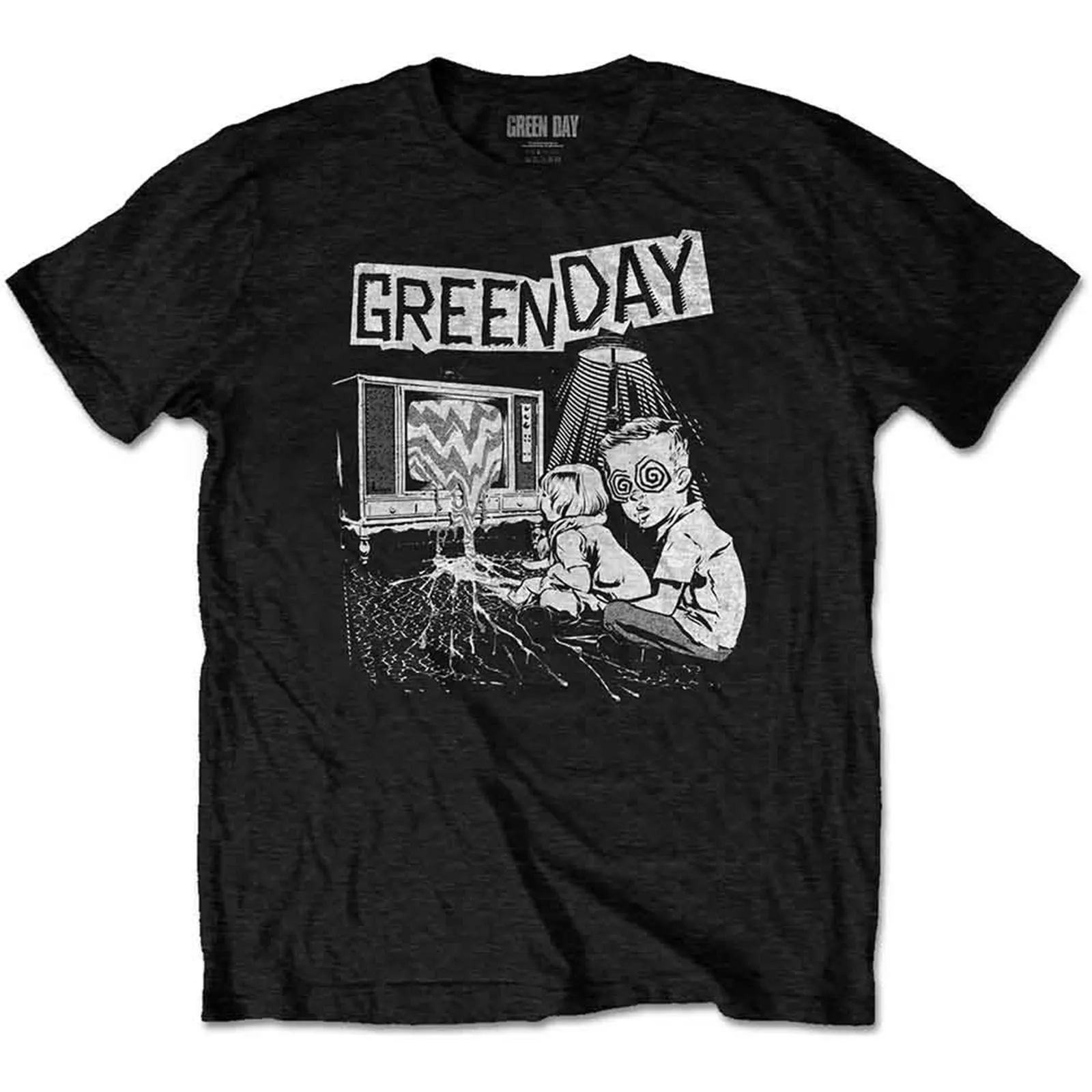 GREEN DAY - TV WASTELAND - T-Shirt Black sold by Spiral Direct
