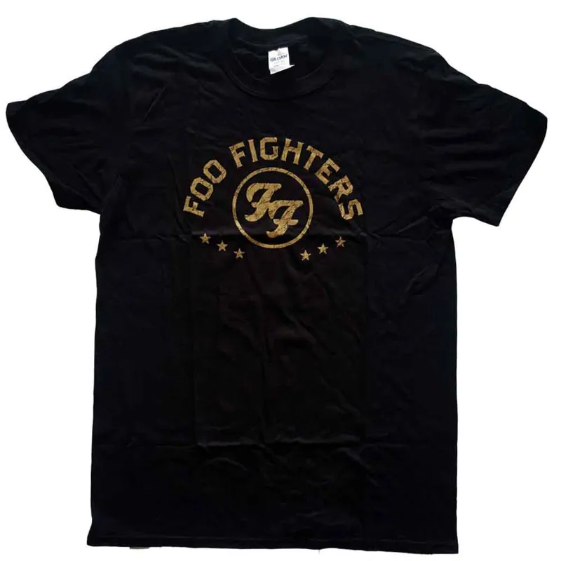 FOO FIGHTERS - ARCHED STARS - T-Shirt Black made by Spiral Direct