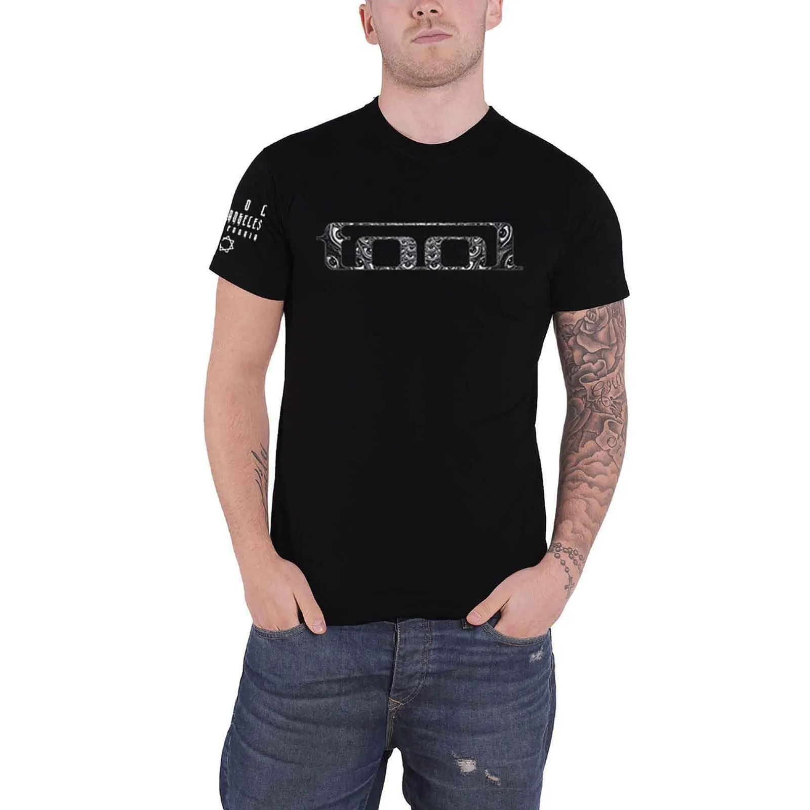 TOOL - BW SPECTRE - T-Shirt Black (Back & Sleeve Print) sold by Spiral Direct product image thumbnail 3