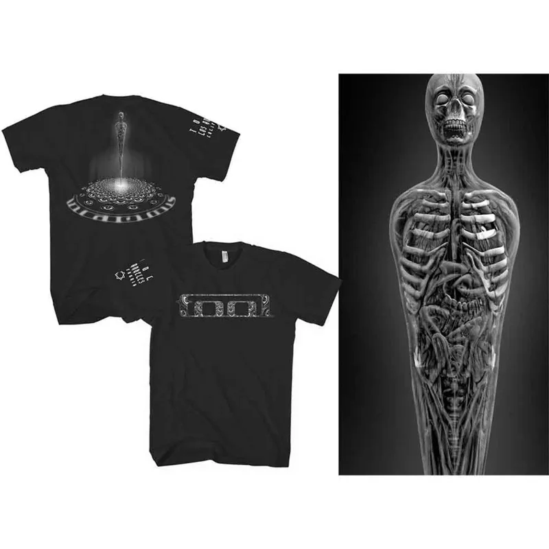 TOOL - BW SPECTRE - T-Shirt Black (Back & Sleeve Print) made by Spiral Direct