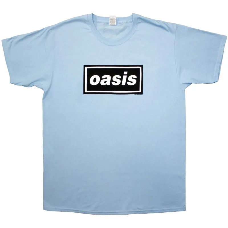 OASIS - DECCA LOGO - T-Shirt Blue made by Spiral Direct