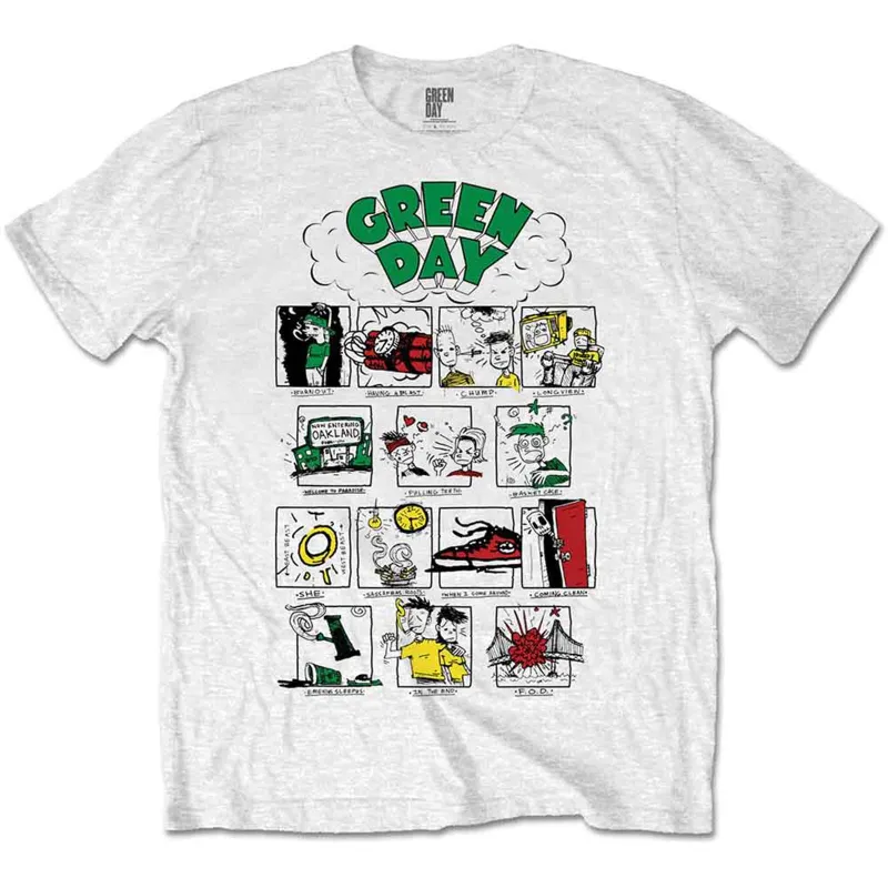 GREEN DAY - DOOKIE RRHOF - T-Shirt White sold by Spiral Direct