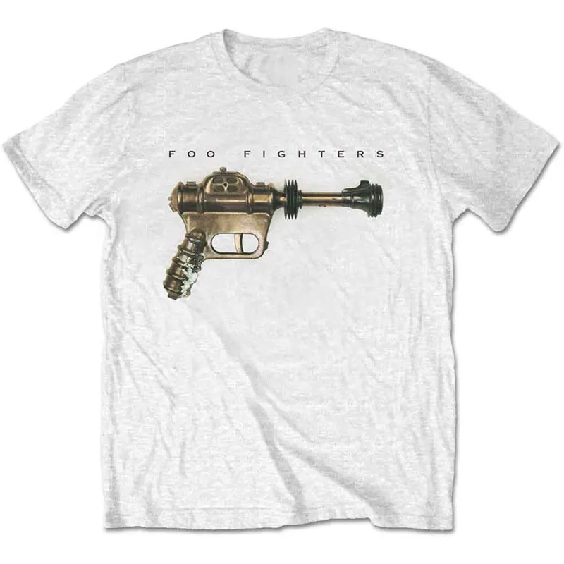 FOO FIGHTERS - RAY GUN - T-Shirt White made by Spiral Direct