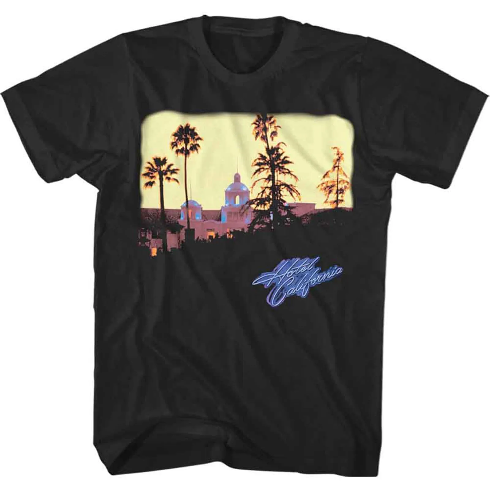 EAGLES - HOTEL CALIFORNIA - T-Shirt Black sold by Spiral Direct