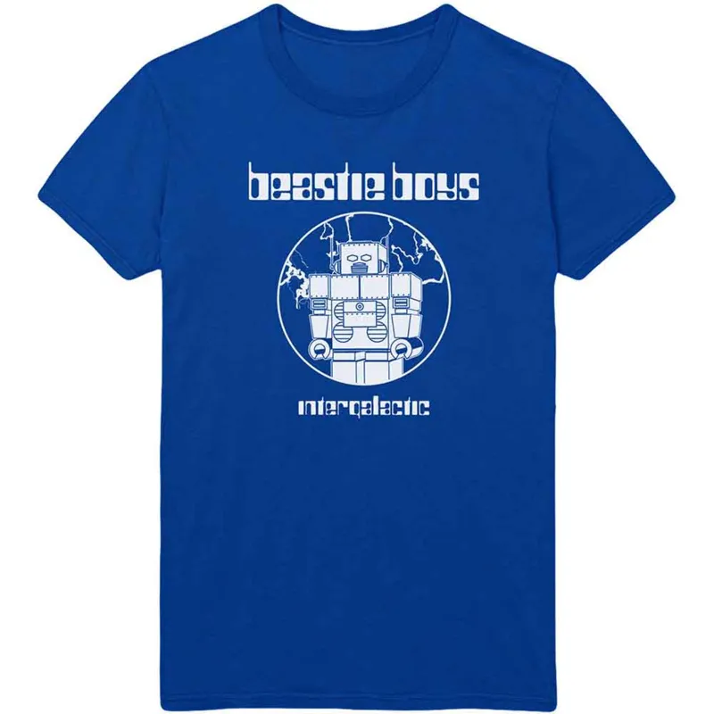 THE BEASTIE BOYS - INTERGALACTIC - T-Shirt Blue sold by Spiral Direct