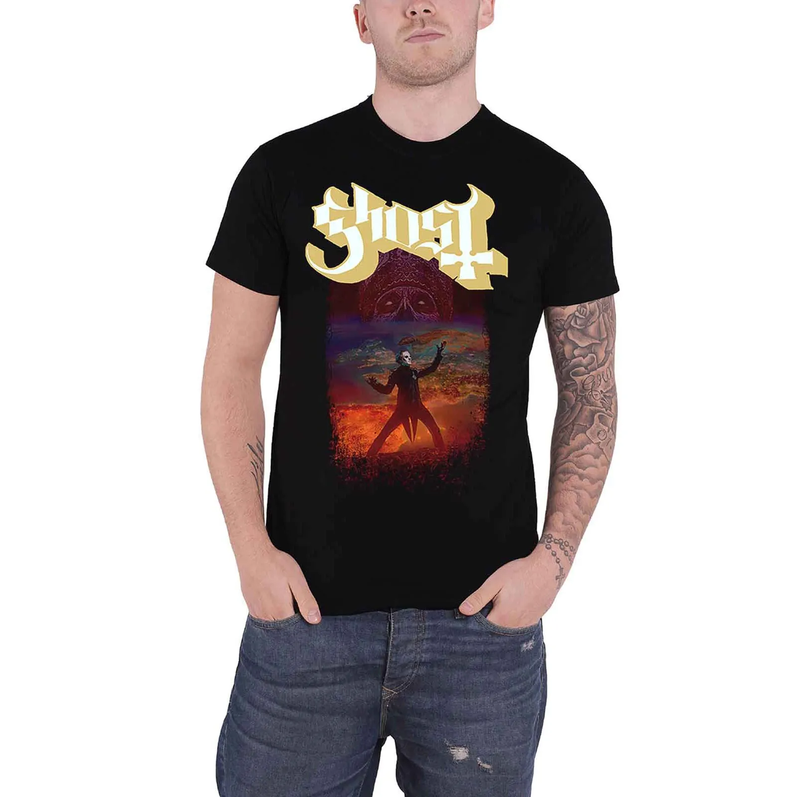 GHOST - EU ADMAT - T-Shirt Black sold by Spiral Direct product image thumbnail 2