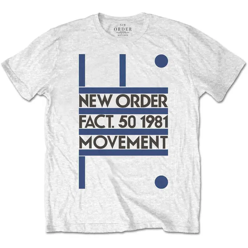 NEW ORDER - MOVEMENT - T-Shirt White made by Spiral Direct
