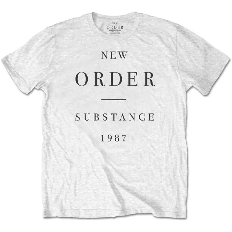 NEW ORDER - SUBSTANCE - T-Shirt White made by Spiral Direct