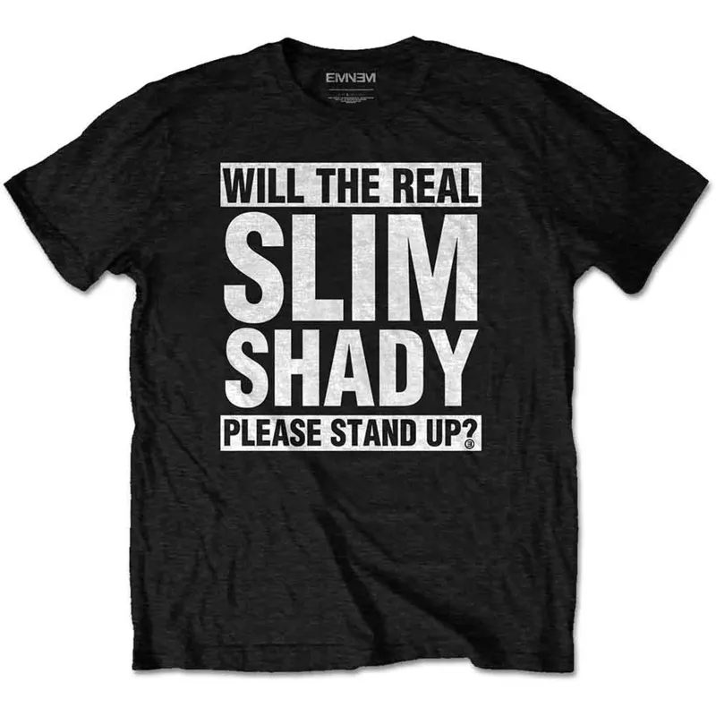 EMINEM - THE REAL SLIM SHADY - T-Shirt Black sold by Spiral Direct