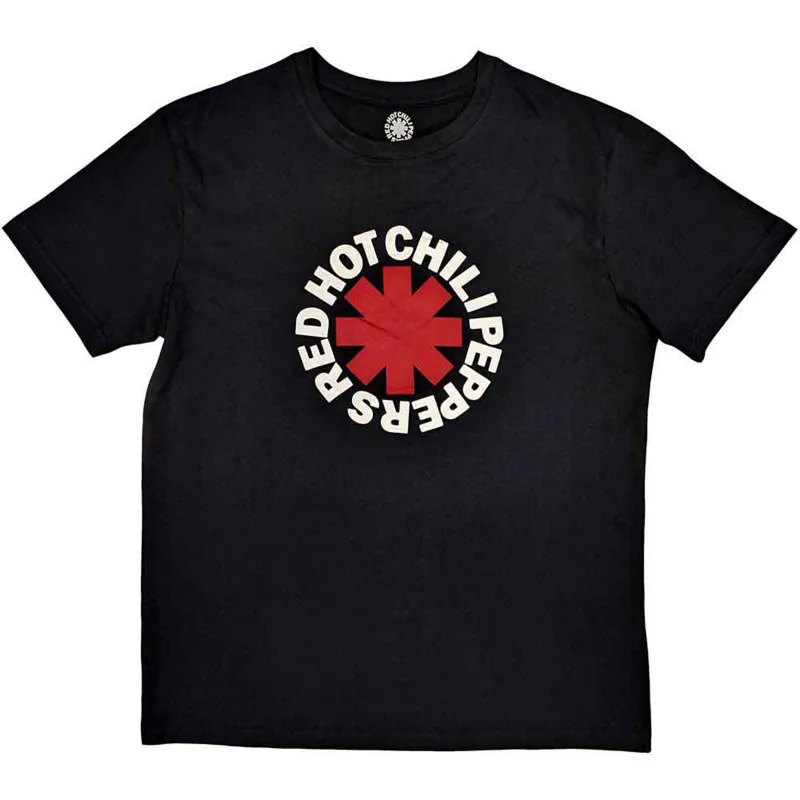 RED HOT CHILI PEPPERS - CLASSIC ASTERISK - T-Shirt Black sold by Spiral Direct