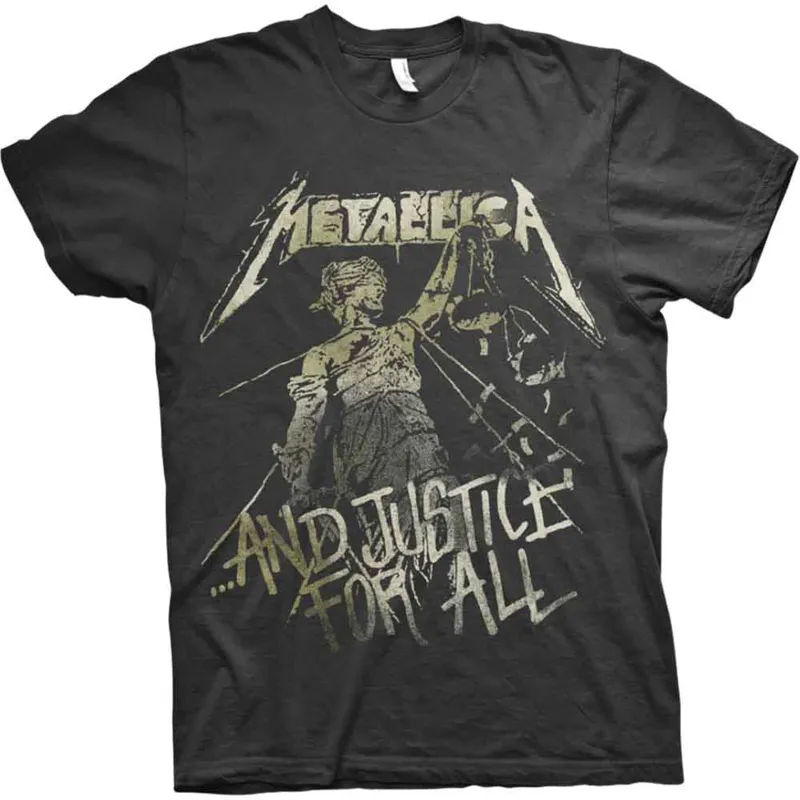 METALLICA - JUSTICE VINTAGE - T-Shirt Black sold by Spiral Direct