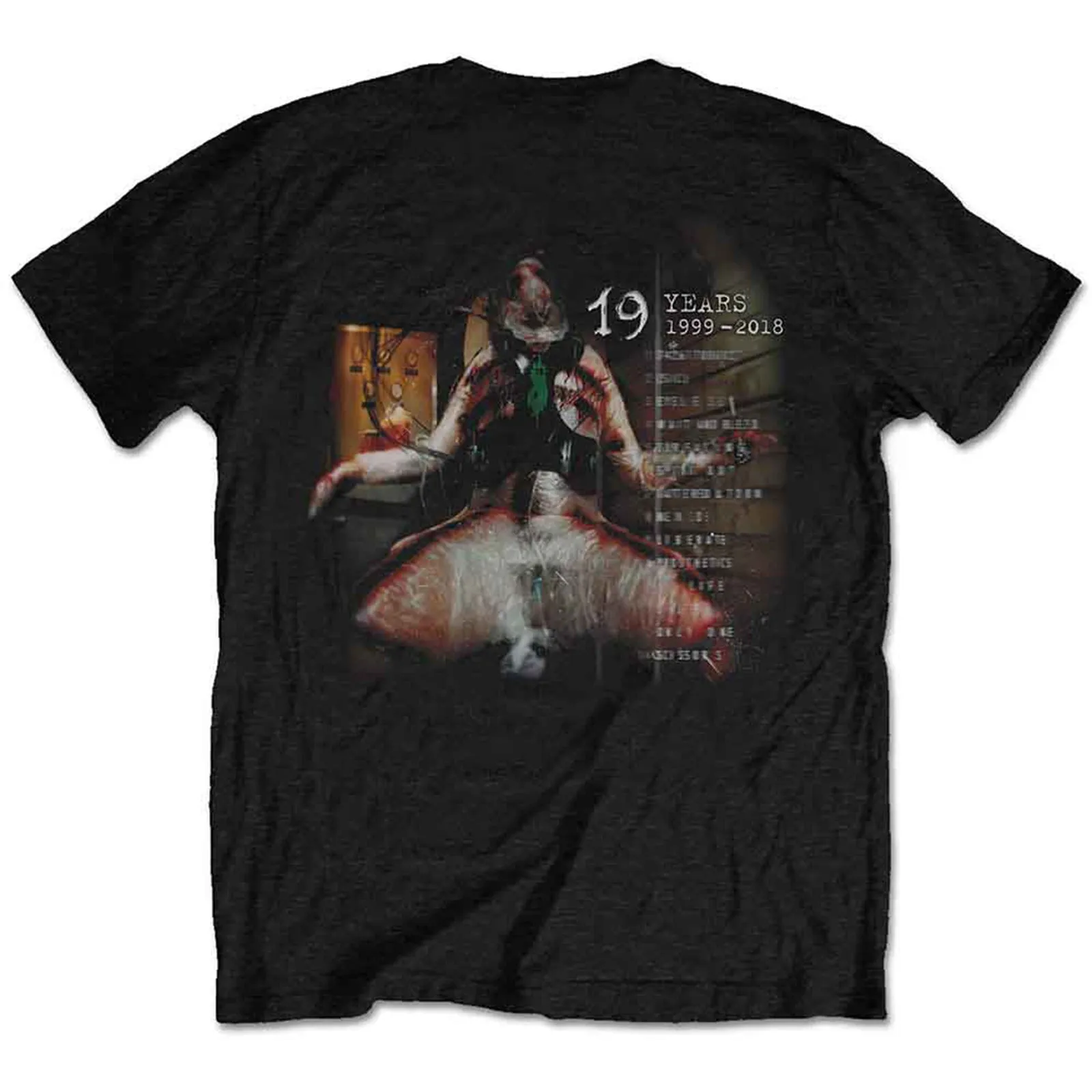SLIPKNOT - DEBUT ALBUM 19 YEARS - T-Shirt Black (Back Print) sold by Spiral Direct product image thumbnail 2