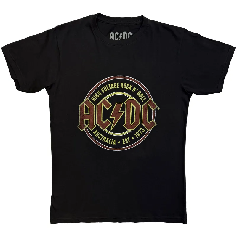 AC/DC - EST. 1973 - T-Shirt Black made by Spiral Direct