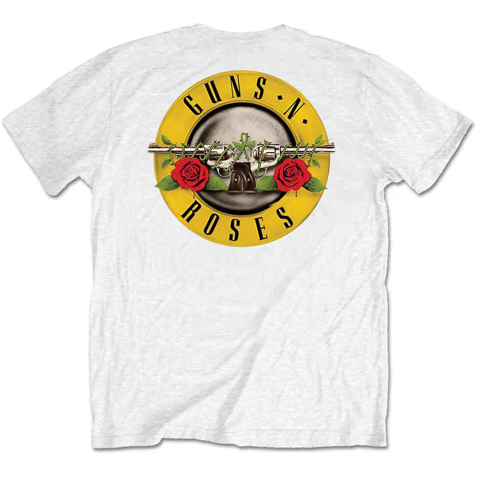 GUNS N ROSES - CLASSIC LOGO - Retail Pack T-Shirt White (Back Print) sold by Spiral Direct product image thumbnail 2