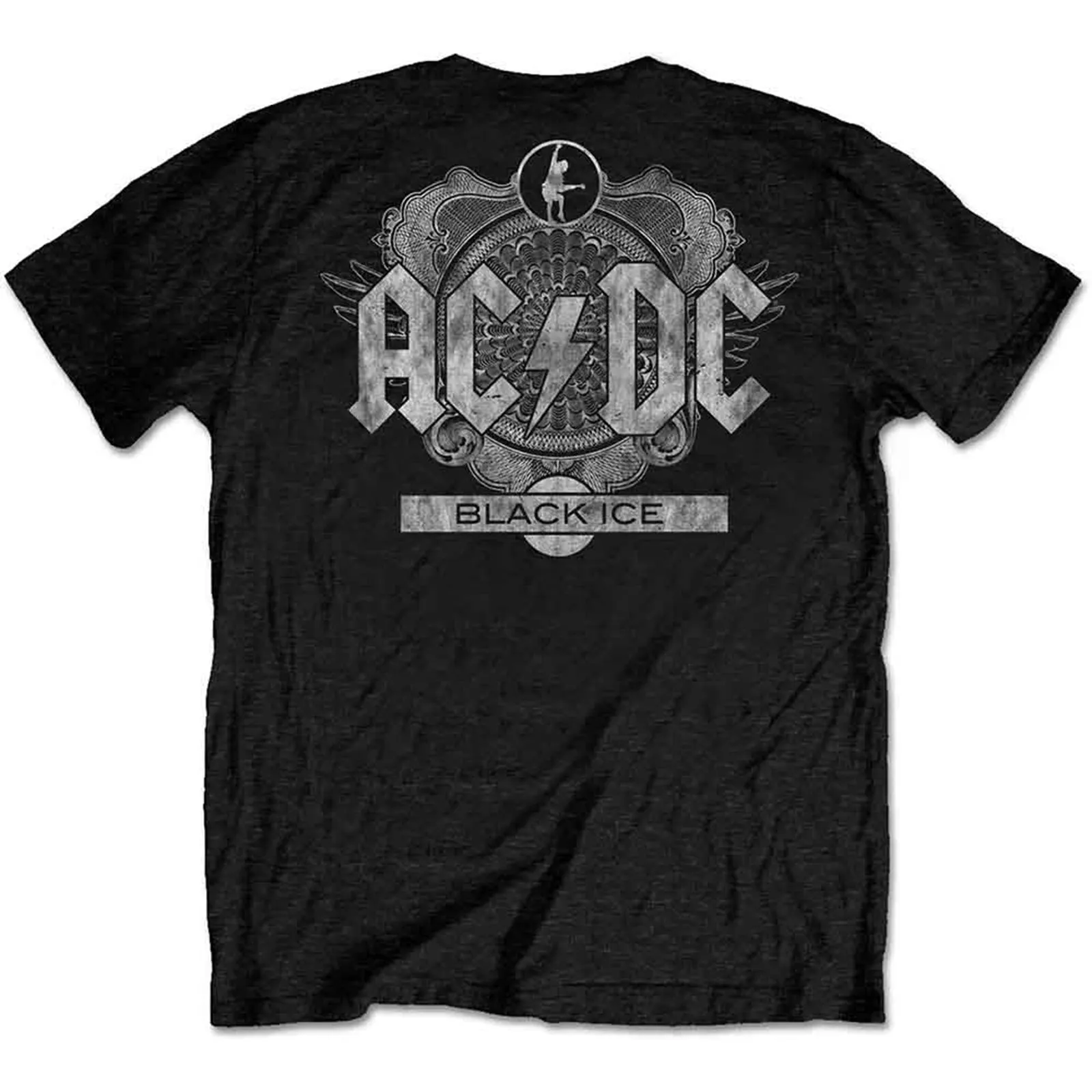 AC/DC - BLACK ICE - Retail Pack T-Shirt Black (Back Print) sold by Spiral Direct product image thumbnail 2