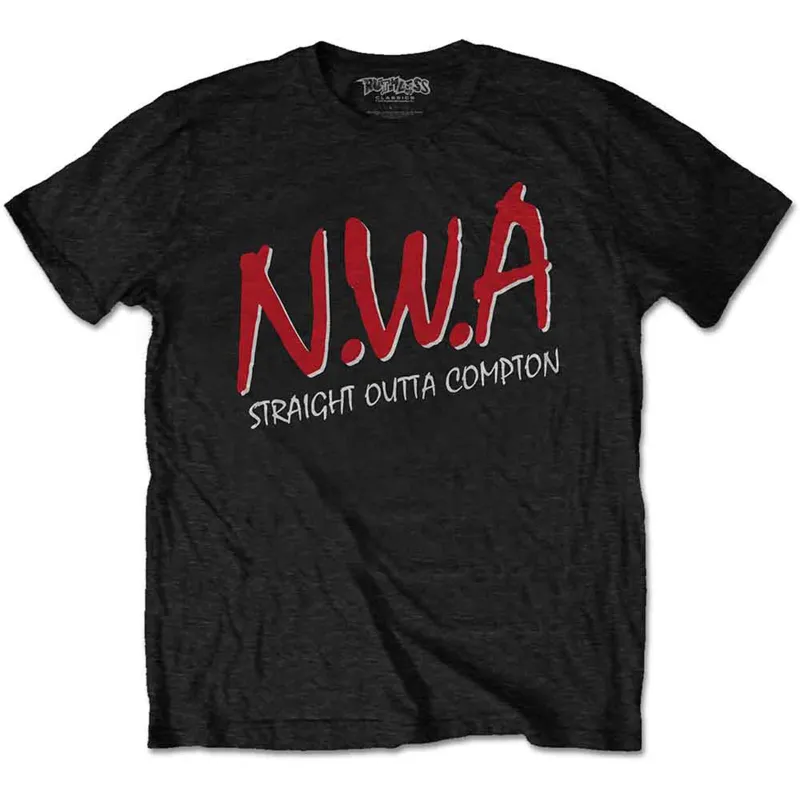 N.W.A - STRAIGHT OUTTA COMPTON - T-Shirt Black sold by Spiral Direct