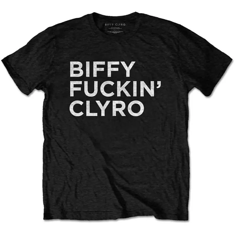BIFFY CLYRO - BIFFY FUCKING CLYRO - T-Shirt Black sold by Spiral Direct