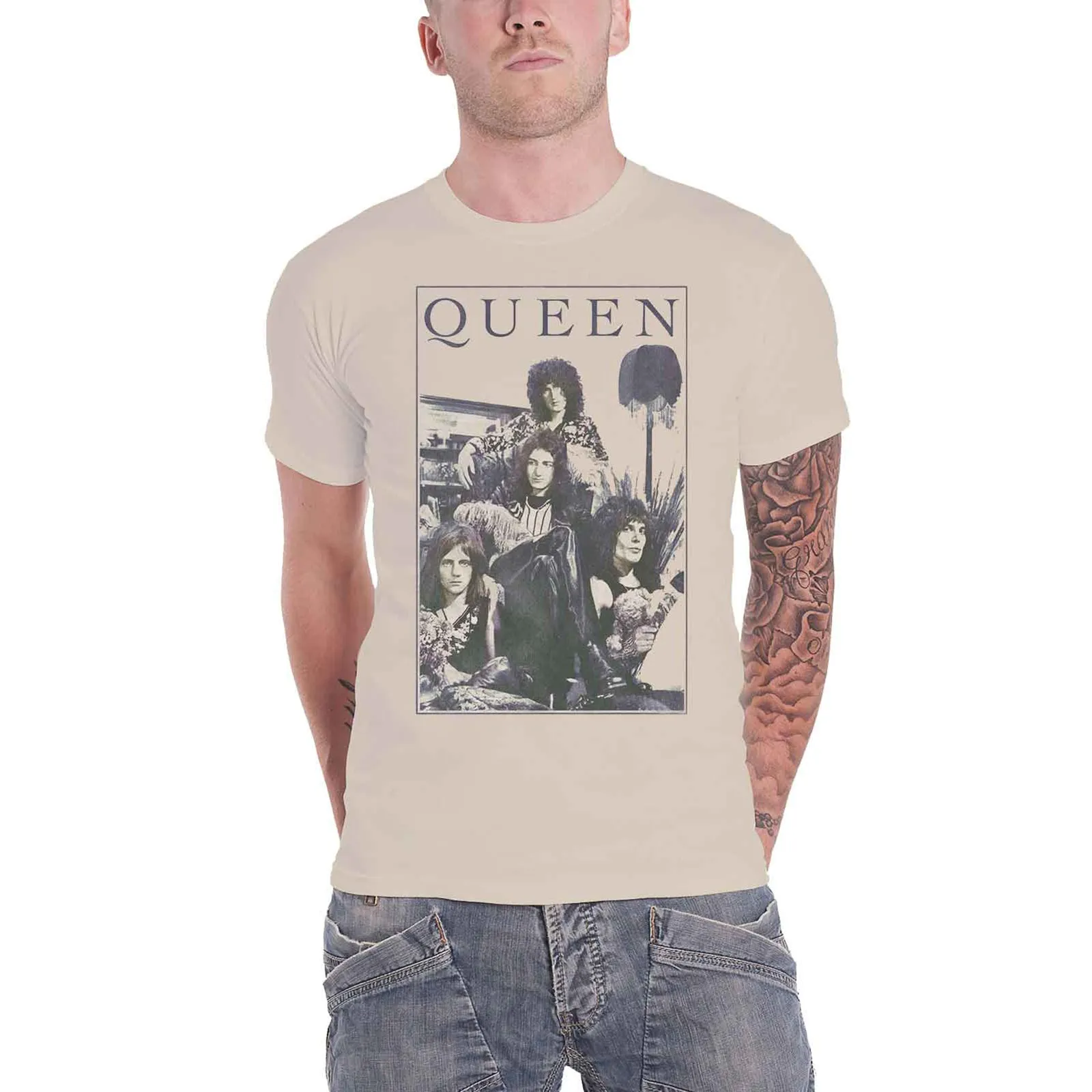 QUEEN - VINTAGE FRAME - T-Shirt Neutral sold by Spiral Direct product image thumbnail 2