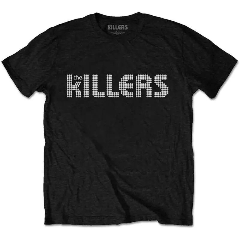 THE KILLERS - DOTS LOGO - T-Shirt Black made by Spiral Direct