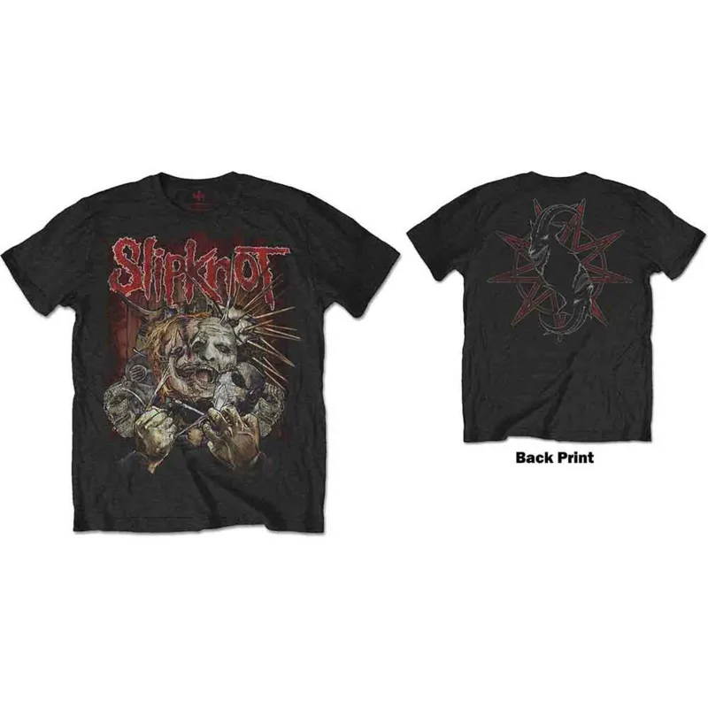SLIPKNOT - TORN APART - T-Shirt Black (Back Print) sold by Spiral Direct