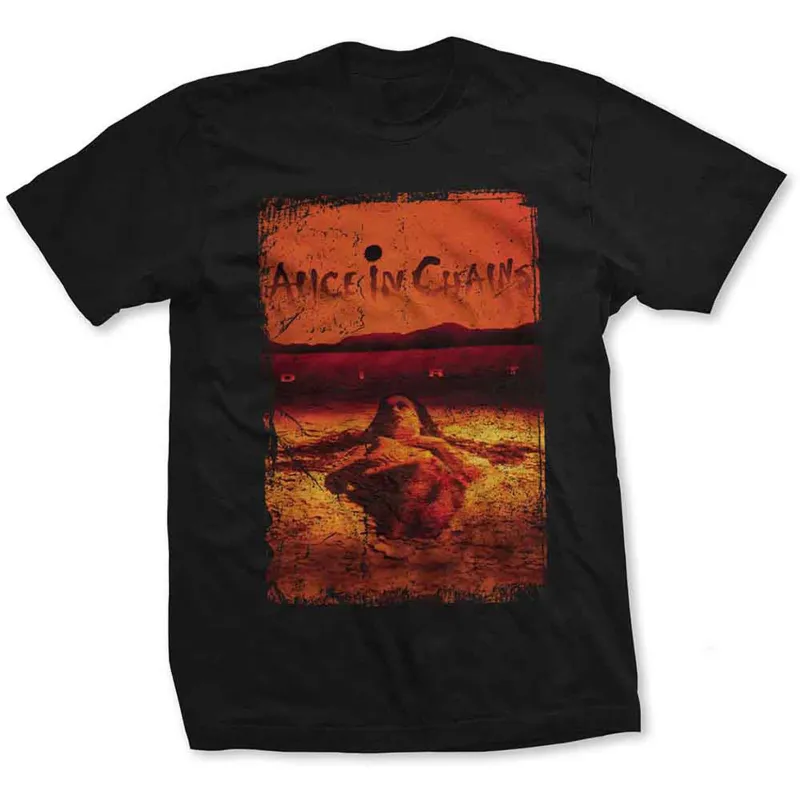 ALICE IN CHAINS - DIRT ALBUM COVER - T-Shirt Black made by Spiral Direct
