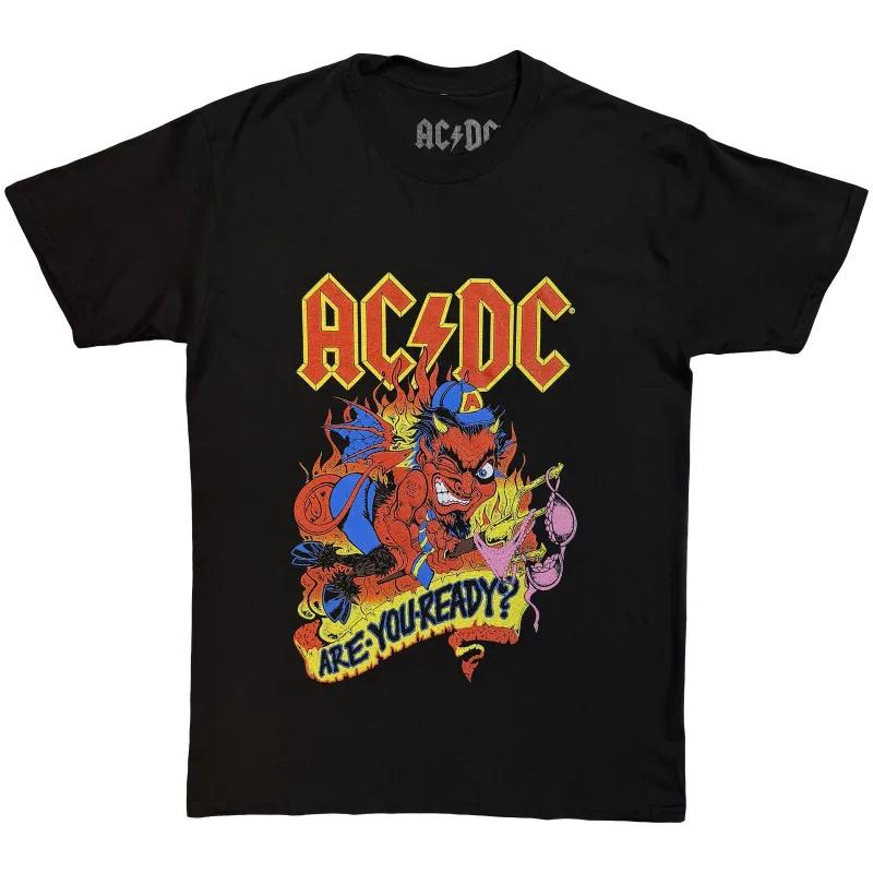 AC/DC - ARE YOU READY? - T-Shirt Black made by Spiral Direct