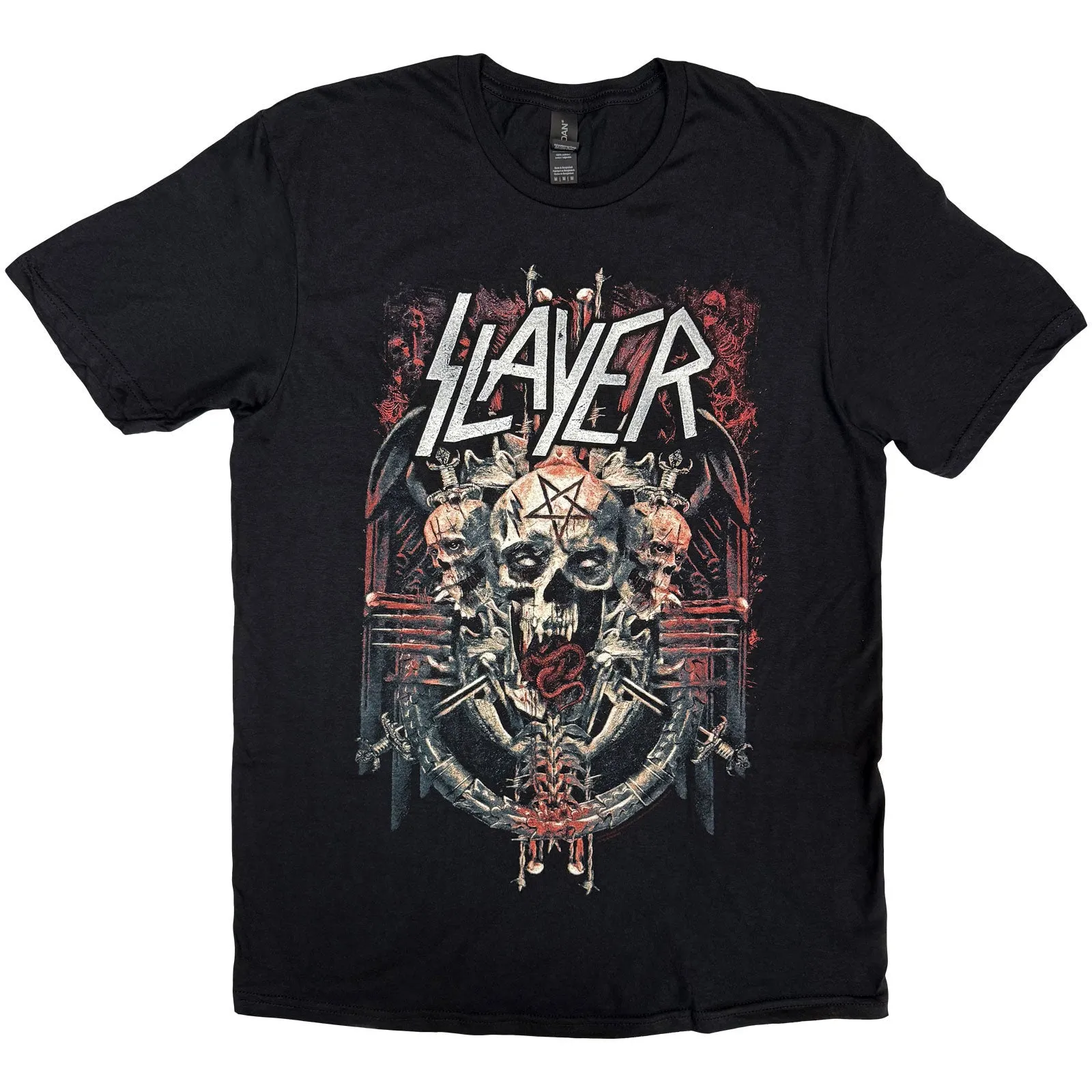 SLAYER - DEMONIC ADMAT - T-Shirt Black sold by Spiral Direct