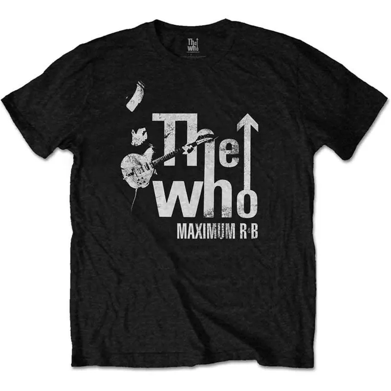 THE WHO - MAXIMUM R&B - T-Shirt Black made by Spiral Direct