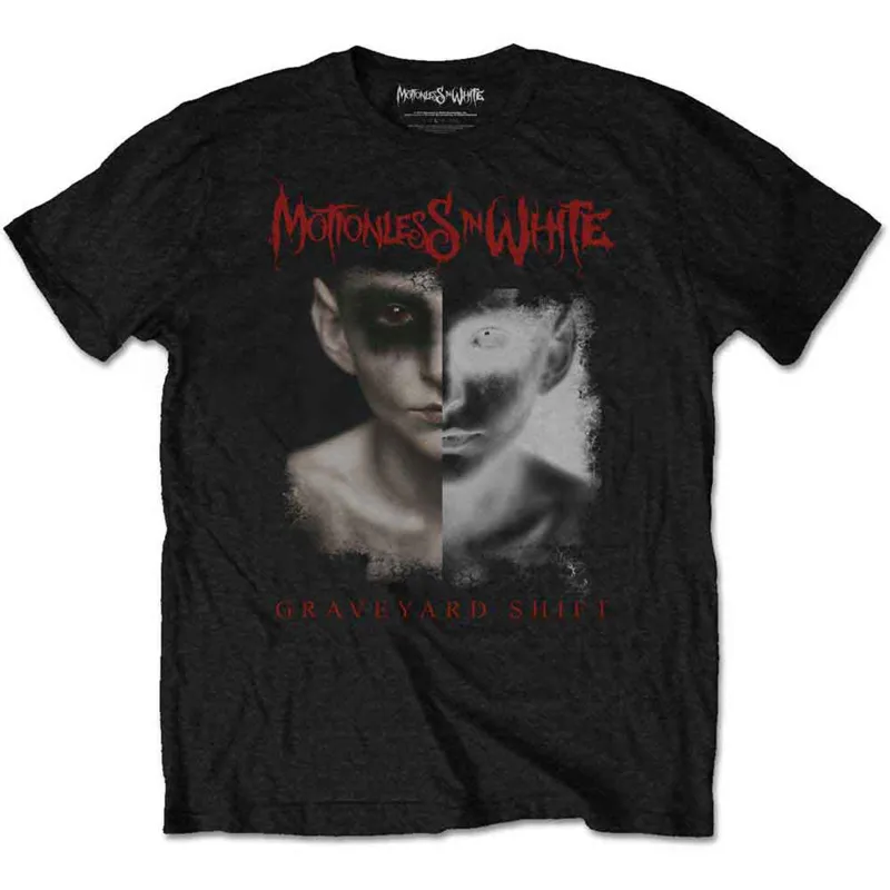 MOTIONLESS IN WHITE - SPLIT SCREEN - T-Shirt Black made by Spiral Direct