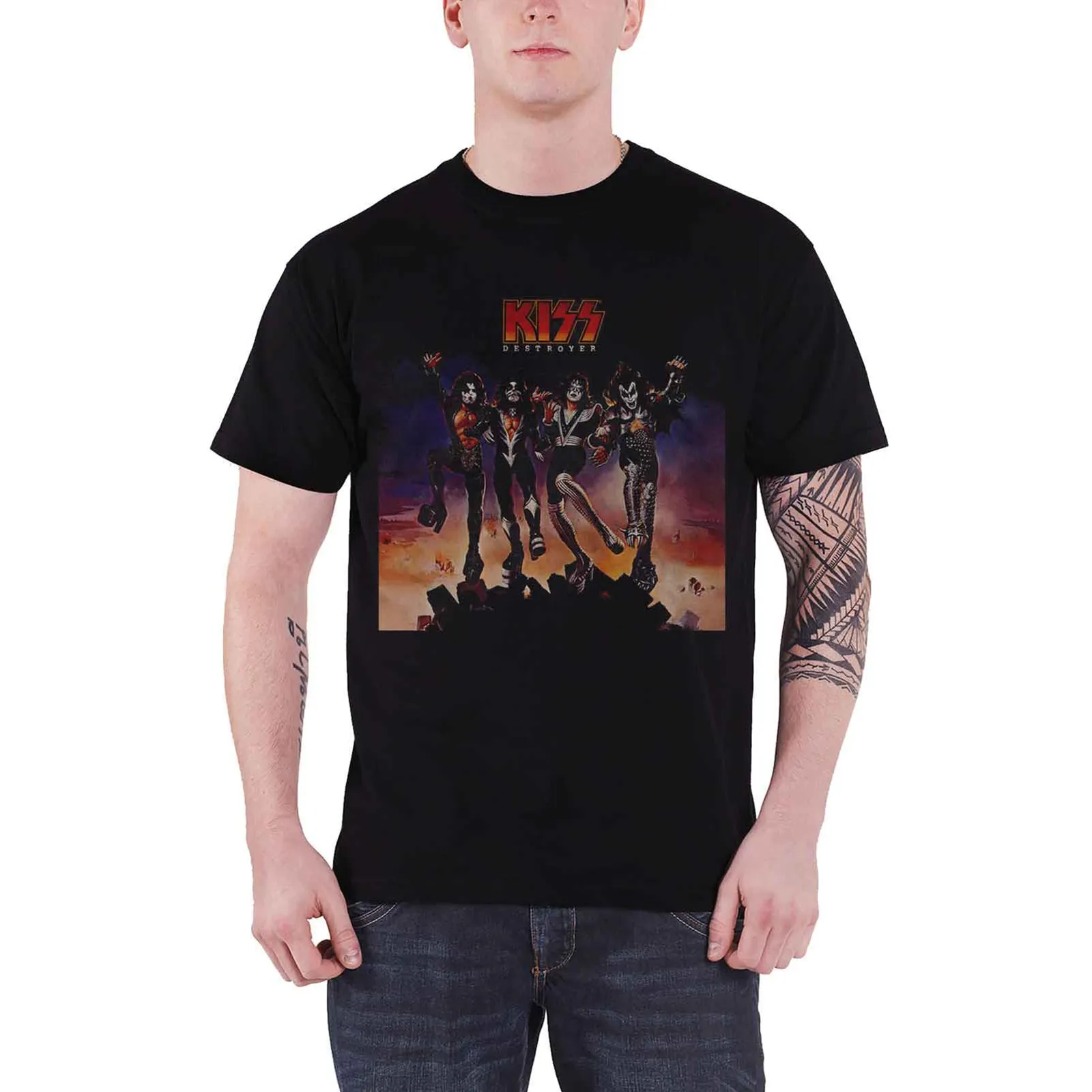 KISS - DESTROYER - T-Shirt Black sold by Spiral Direct product image thumbnail 2