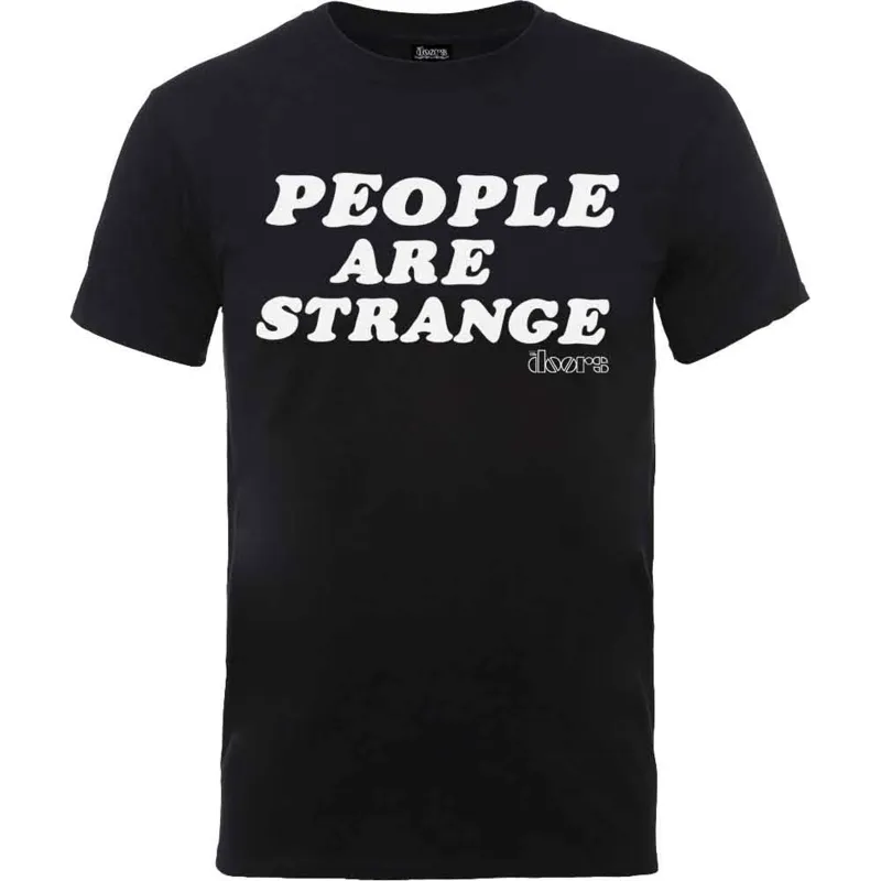 THE DOORS - PEOPLE ARE STRANGE - T-Shirt Black sold by Spiral Direct