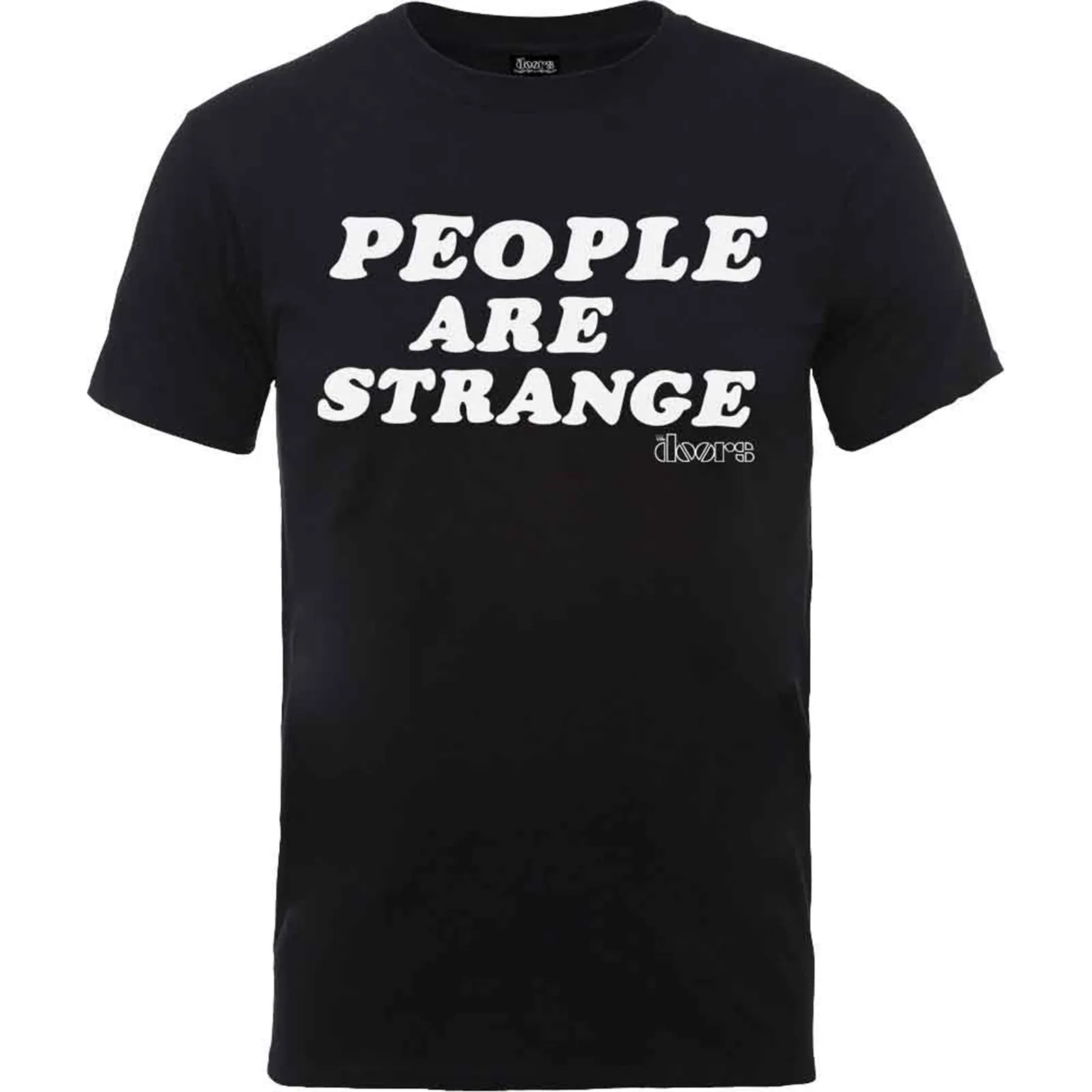 THE DOORS - PEOPLE ARE STRANGE - T-Shirt Black sold by Spiral Direct