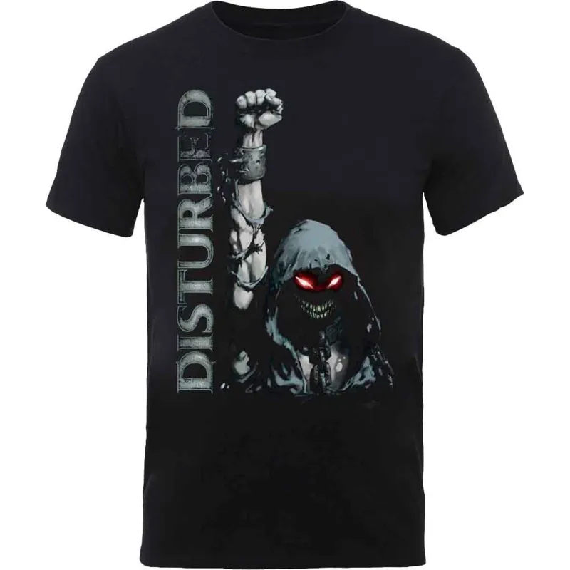 DISTURBED - UP YER MILITARY - T-Shirt Black made by Spiral Direct