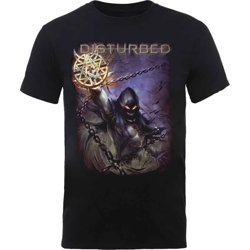DISTURBED - VORTEX COLOURS - T-Shirt Black made by Spiral Direct