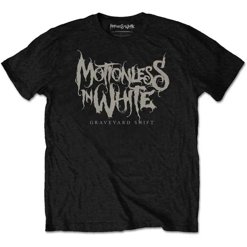 MOTIONLESS IN WHITE - GRAVEYARD SHIFT - T-Shirt Black made by Spiral Direct