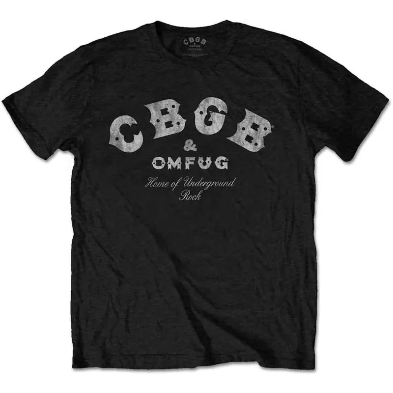CBGB - CLASSIC LOGO - T-Shirt Black sold by Spiral Direct