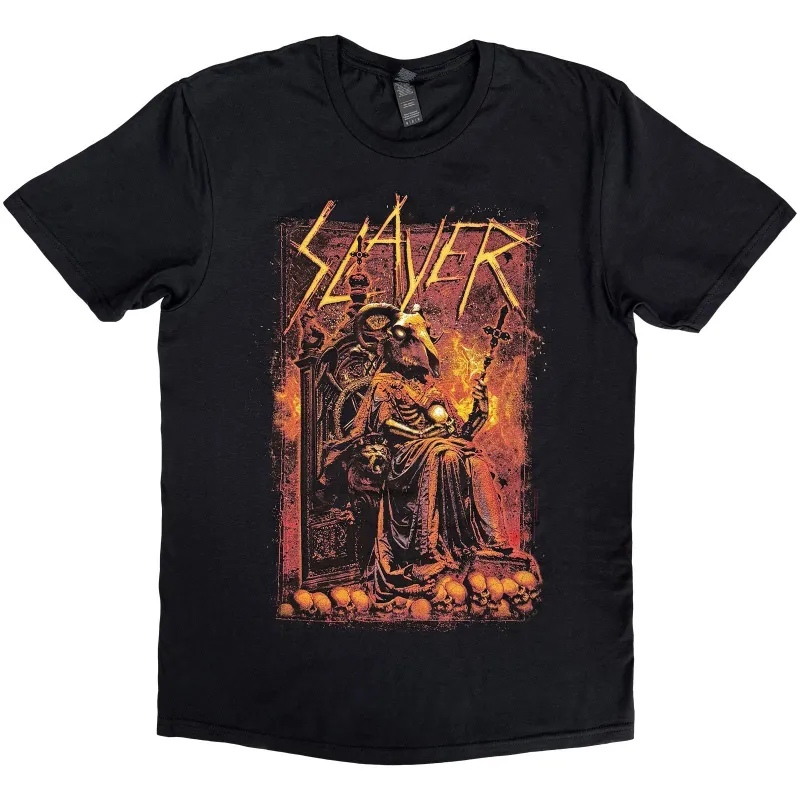 SLAYER - GOAT SKULL - T-Shirt Black sold by Spiral Direct
